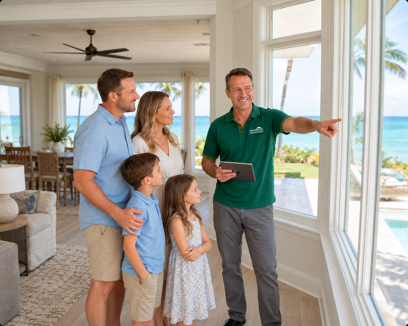 Getting service is straightforward & fast - Weather Tite service process